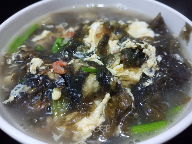 "good Soup for Runzao" Dried Shrimp and Seaweed Soup recipe
