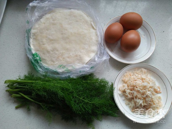 Fennel Egg Spring Rolls recipe