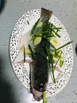 Steamed California Bass recipe