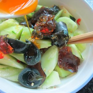 Preserved Egg with Cucumber recipe