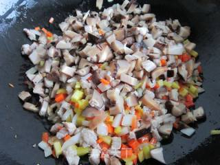 Steamed Tofu with Shiitake Mushrooms and Minced Meat recipe