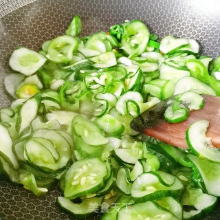 Spicy Fried Cucumber recipe