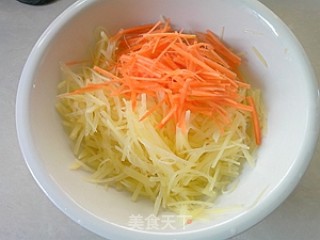 Mixed Carrot and Potato Shreds recipe