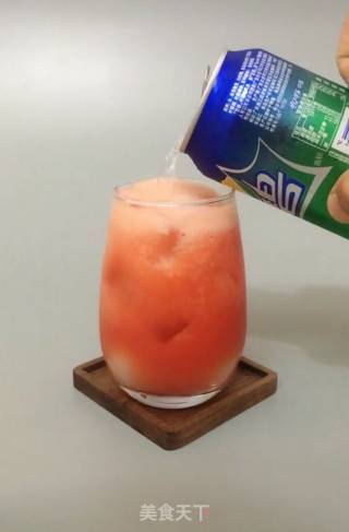 Refreshing Lychee Watermelon Ice Drink recipe