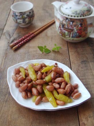 Pickled Peppers and Peanuts recipe