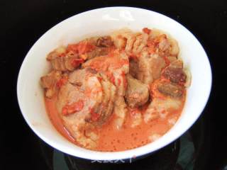 Fermented Bean Curd with Bowl of Meat recipe
