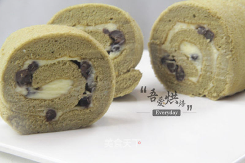 Dessert Suitable for Potluck-matcha Cake Rolls recipe