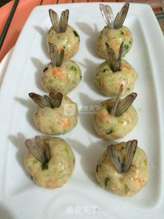 Vegetable Shrimp Ball recipe