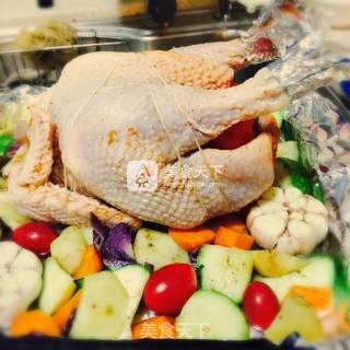 Colorful Roast Chicken recipe