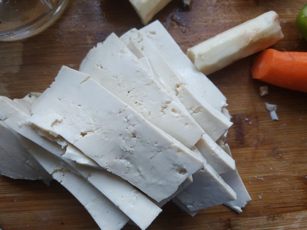 Seasonal Vegetable Tofu Strips recipe