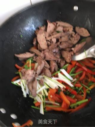 Stir-fried Chicken Liver with Bell Peppers recipe