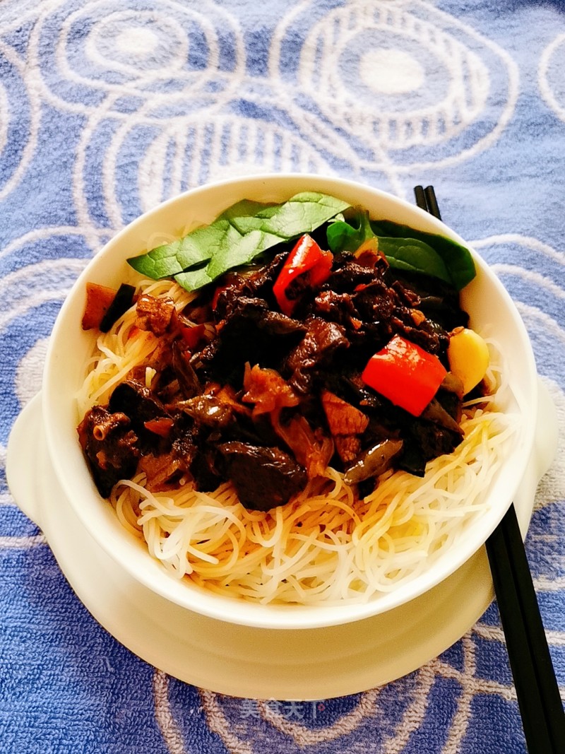 Pork Lung Rice Noodles recipe