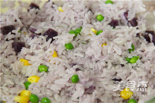 Purple Qi Donglai Health Rice recipe
