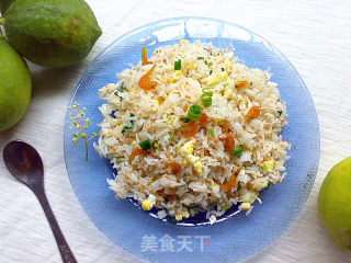 Fried Rice with Crab Shrimp and Egg recipe