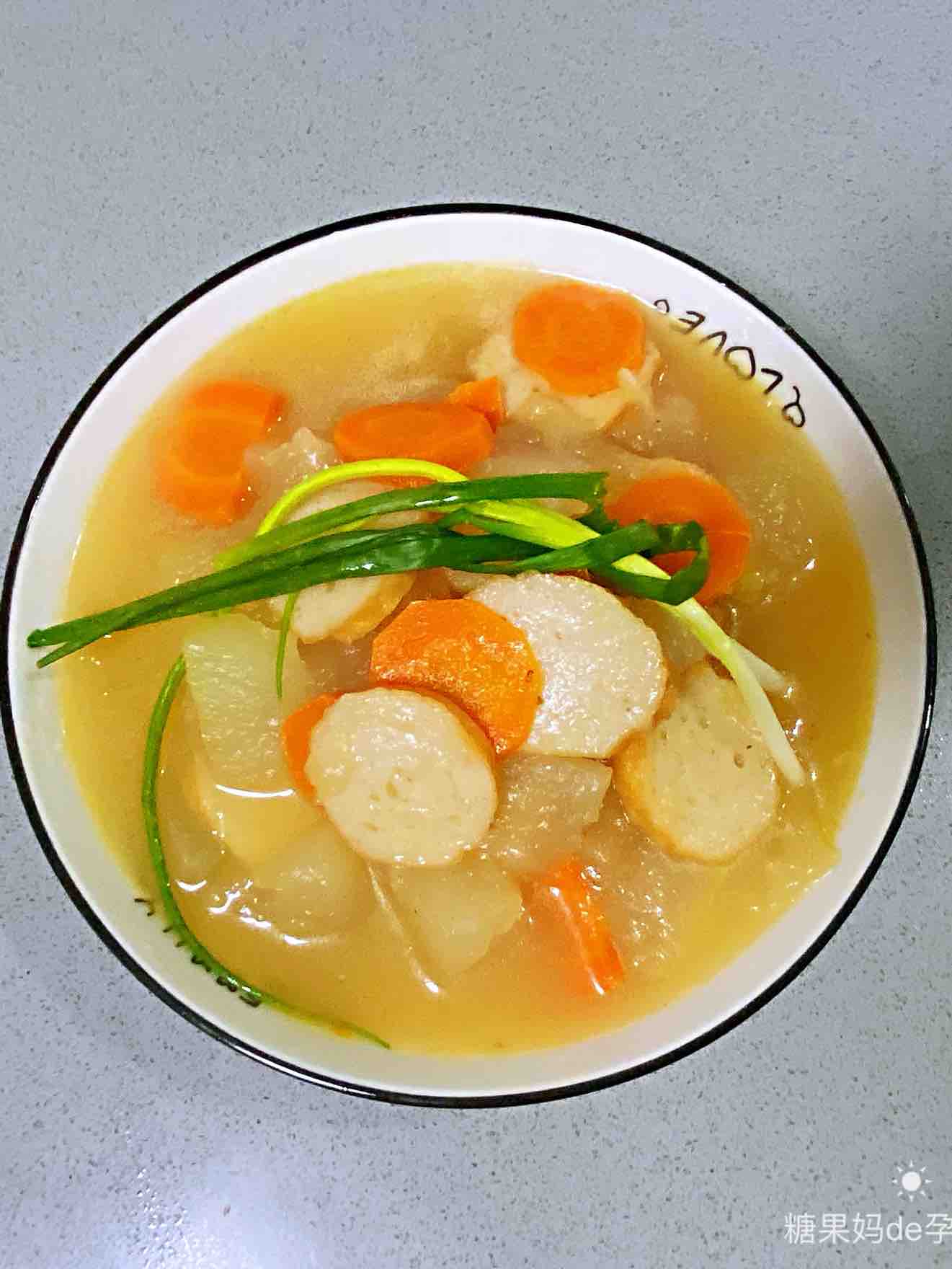 [recipe for Pregnant Women] Fish Cake and Winter Melon Soup, Sweet and Delicious, Umami recipe