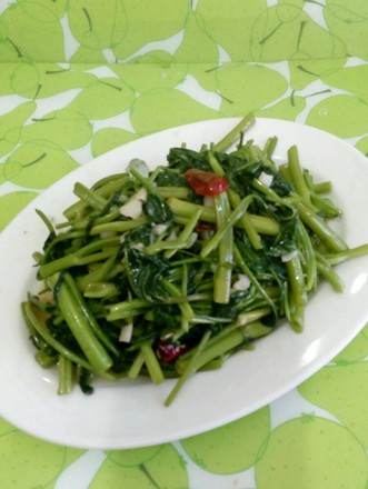 Vegetarian Stir-fried Water Spinach