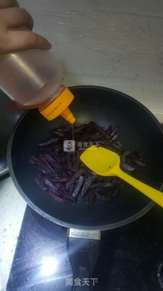 Honey Purple French Fries recipe