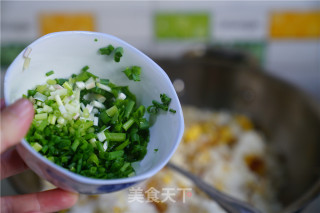 Fried Rice with Dried Shrimp and Preserved Egg recipe