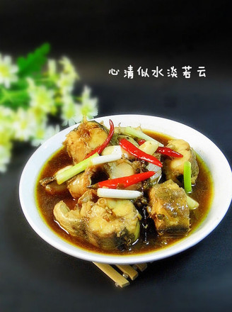 Braised Mentai Fish with Pickled Peppers recipe