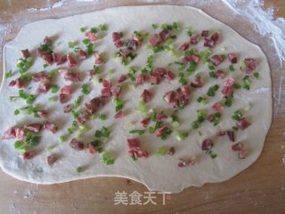 [hubei] Sausage and Scallion Cake recipe