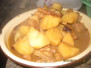 Roast Potatoes and Beef recipe