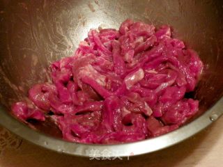 Beef with Enoki Mushroom and Red Wine recipe