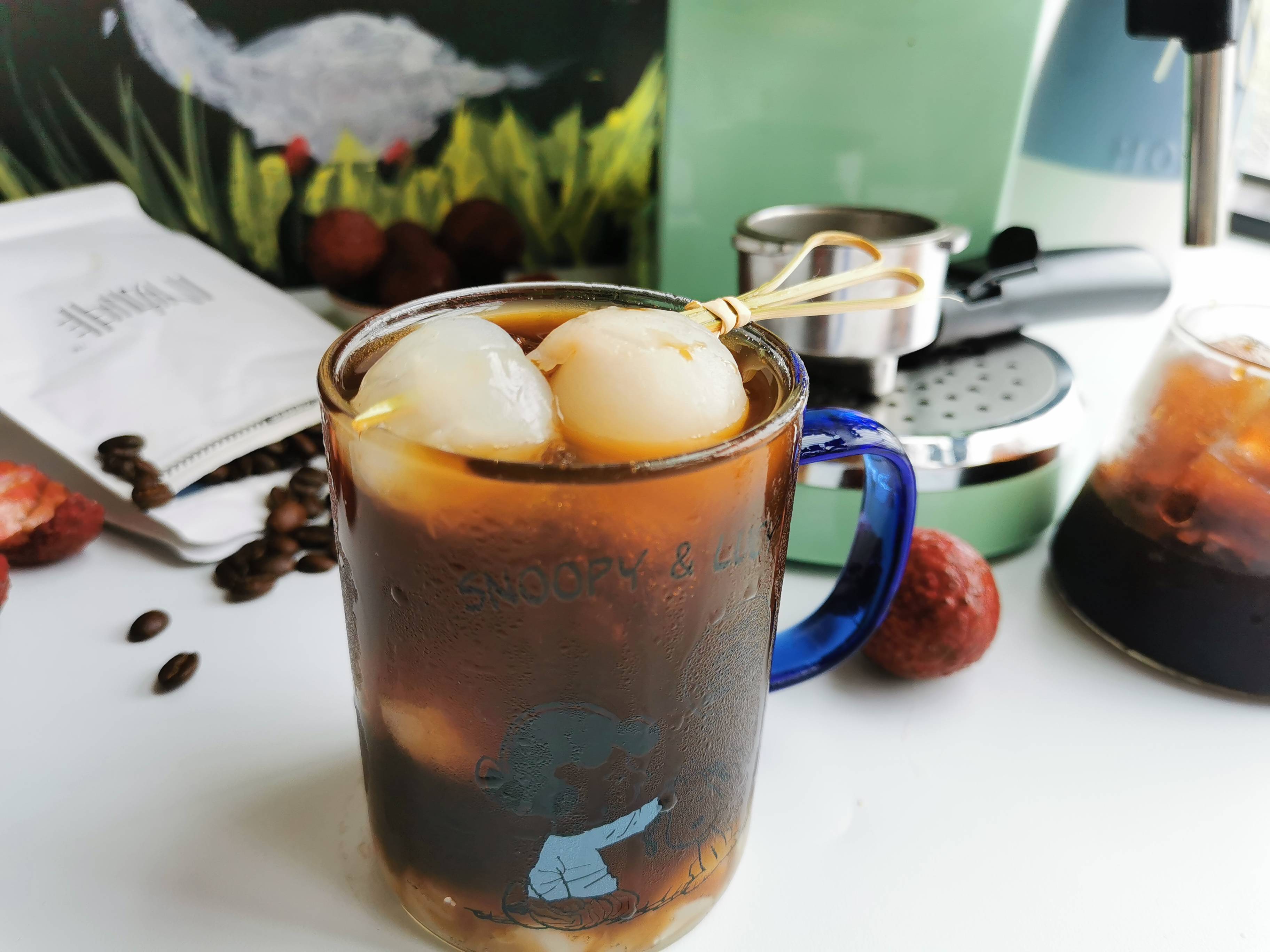 Lychee Iced Coffee recipe