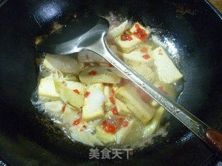 Braised Tofu with Bamboo Shoots recipe