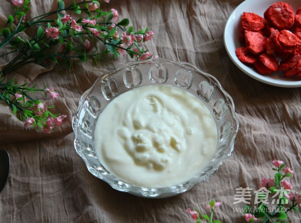 Freeze Dried Strawberry Yogurt recipe