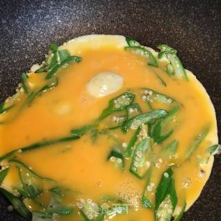 Okra Omelette recipe