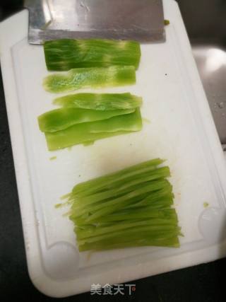 Garlic Nest with Bamboo Shoots recipe