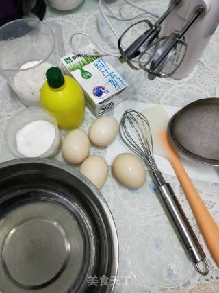 Coco Chiffon Cake-eight Inch Heart Shape recipe