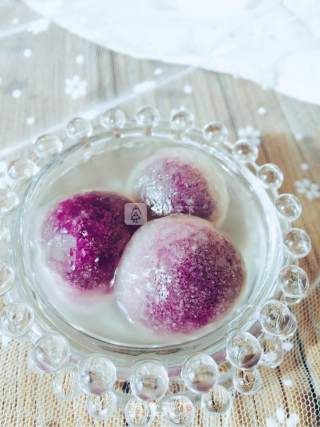 Purple Sweet Potato Crystal Dumplings recipe