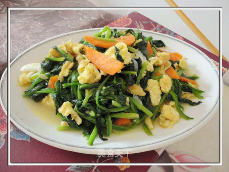 Scrambled Eggs with Spinach recipe