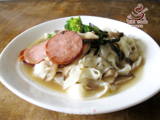 Ramen with Dumpling Skin in Sauce recipe