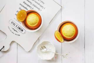 Orange Steamed Egg recipe