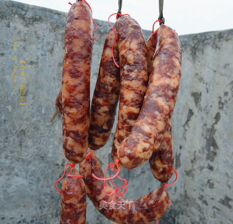 Homemade Cantonese Sausage (with Casings) recipe