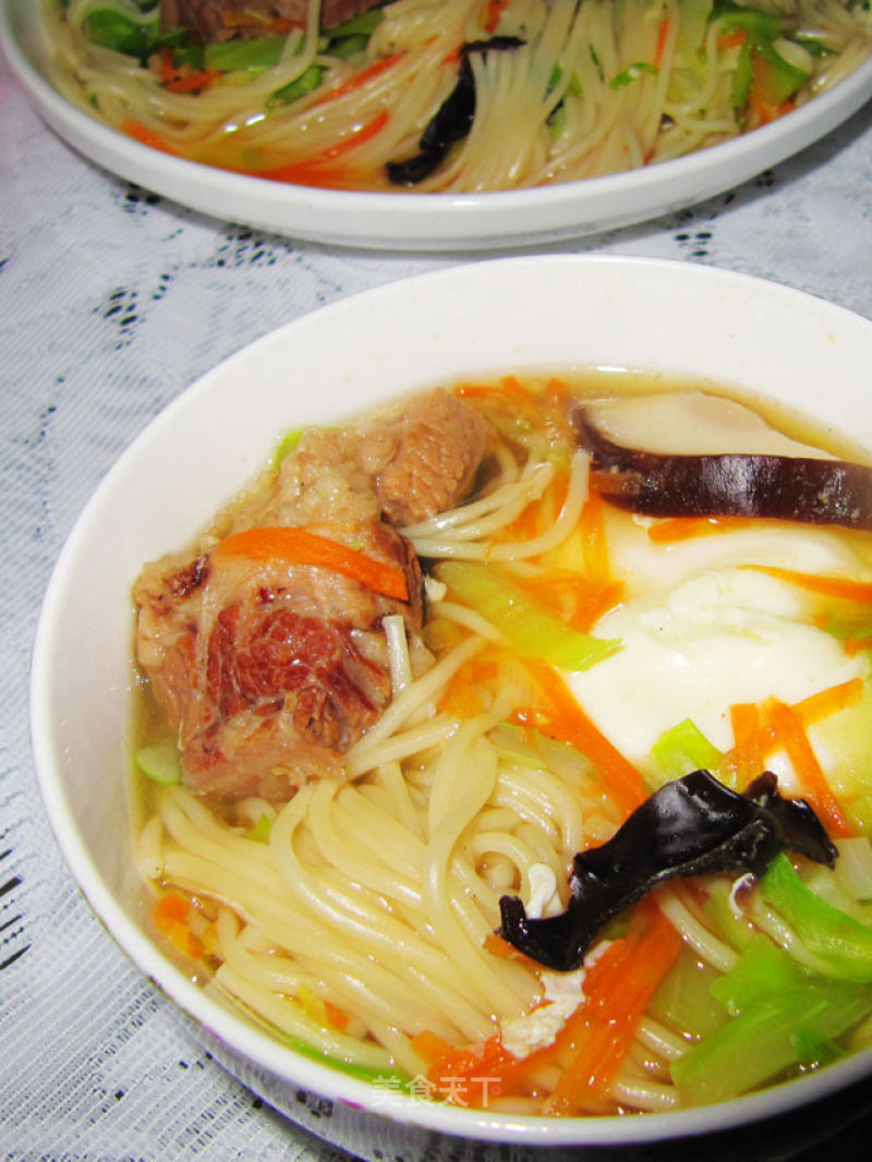 Beef and Rutabaga Noodle Soup recipe