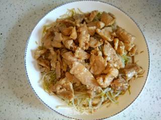 Poached Pork with Bean Sprouts and Vegetables recipe