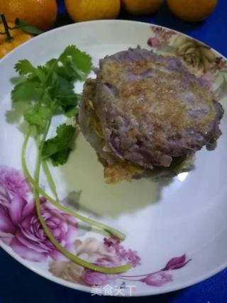 Yam Purple Potato Rice Cake recipe