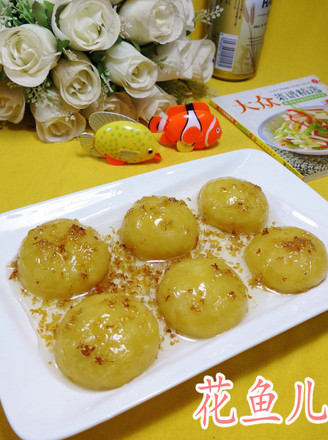 Osmanthus Cornmeal Glutinous Rice Cake recipe