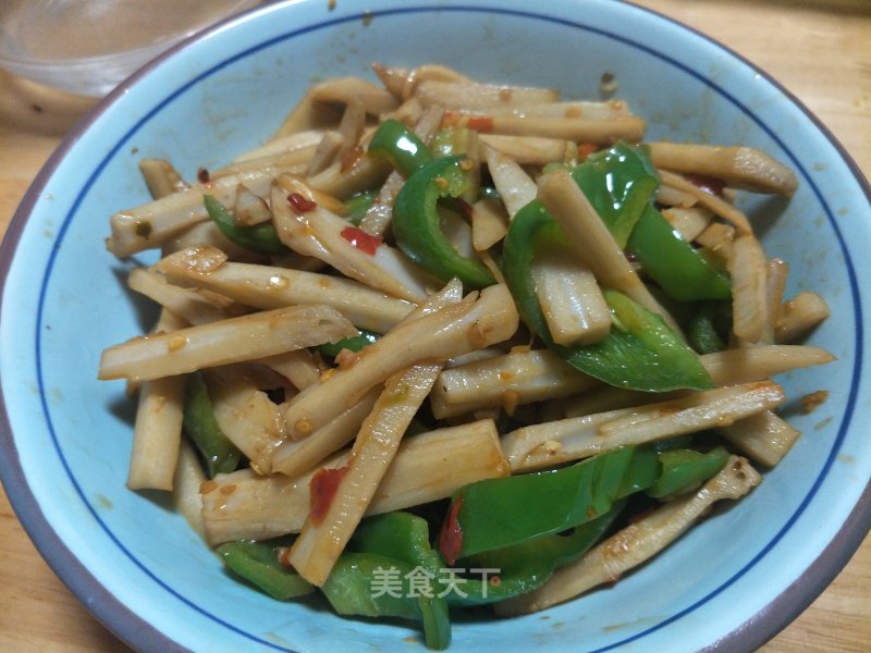 Fried Lotus Root with Dried Radish recipe
