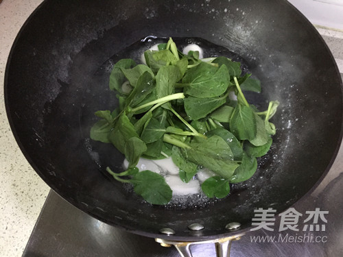 Water Mill Rice Cake Green Vegetables recipe