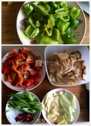 Pickled Pepper and Dried Bamboo Shoots Twice Cooked Pork recipe