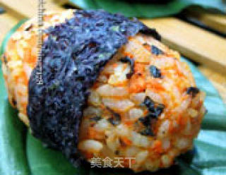 Japanese Style Shrimp Rice Ball recipe