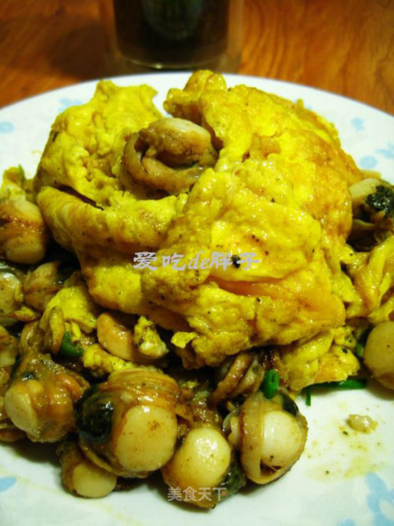 Scrambled Stupid Eggs with Scallop Meat recipe
