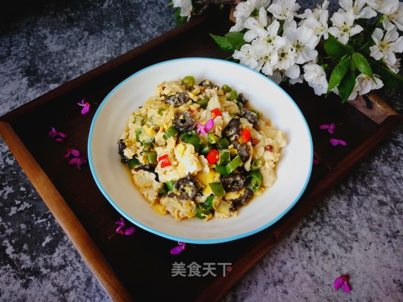 Sea Cucumber Baked Scrambled Eggs recipe