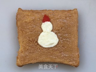 Little Snowman Toast recipe