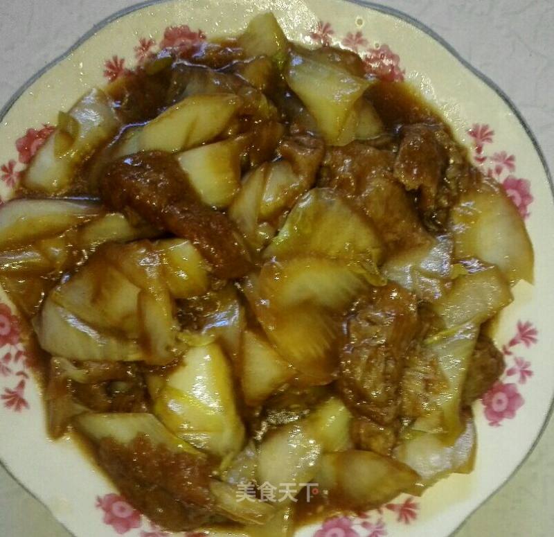 Braised Cabbage with Gluten recipe
