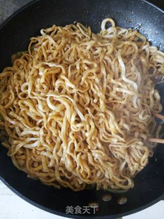 Braised Noodles with Eggplant and Beans recipe